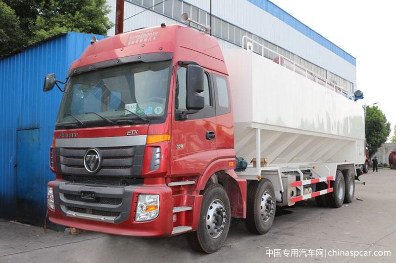 福田歐曼前四后八散裝飼料運輸車