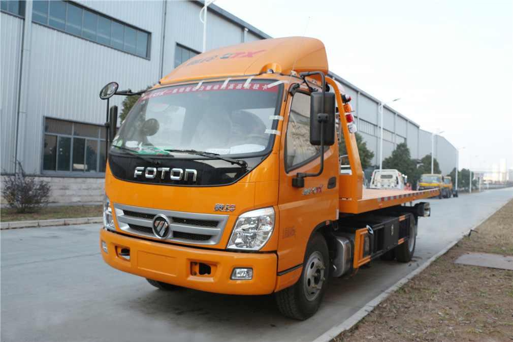 福田奧鈴一拖二藍(lán)牌清障車(chē)