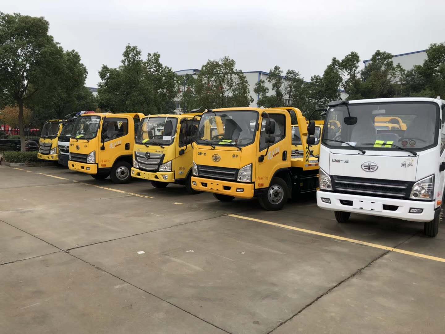 國六解放虎V藍(lán)牌清障車