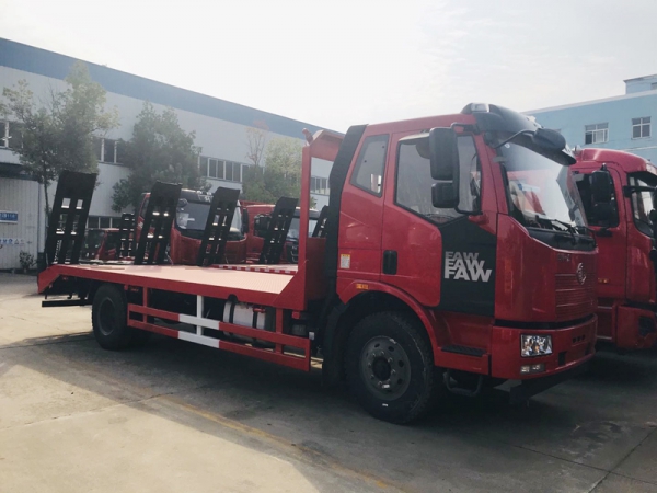 【國六】解放J6單橋平板車