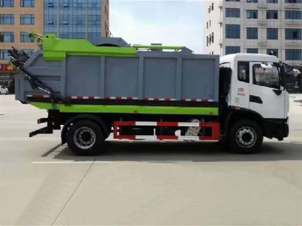 東風天錦國六14方無泄漏壓縮式垃圾車