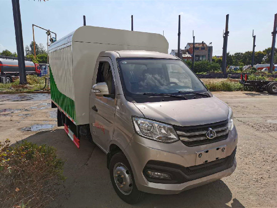 長安國六密閉式桶裝垃圾車