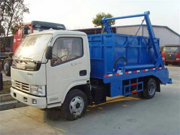 東風小多利卡擺臂式垃圾車（藍牌5方）