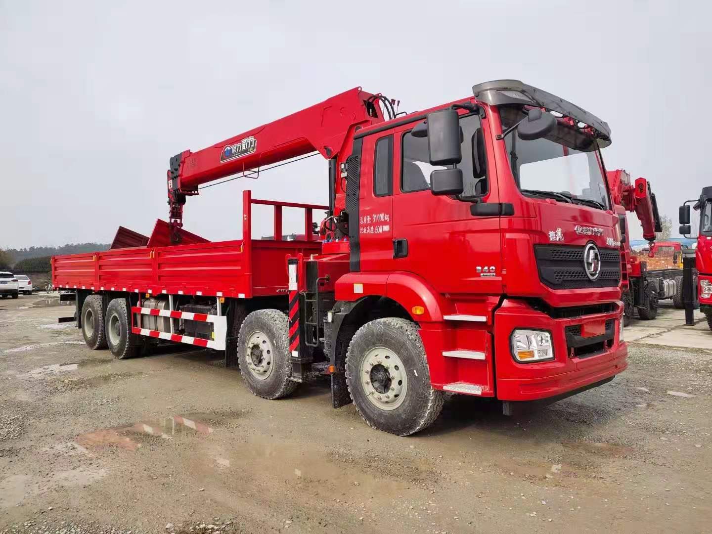 陜汽德龍前四后八20噸隨車吊