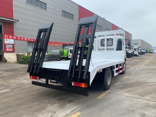 陜汽軒德X9單橋平板拖車(chē)