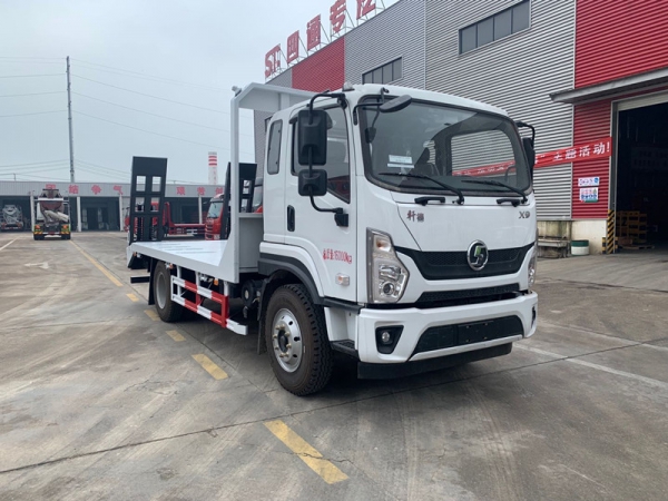 陜汽軒德X9單橋平板拖車(chē)