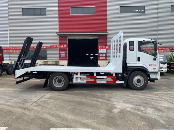 陜汽軒德X9單橋平板拖車(chē)