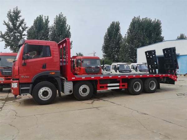 (國六)解放悍V前四后八平板運輸車