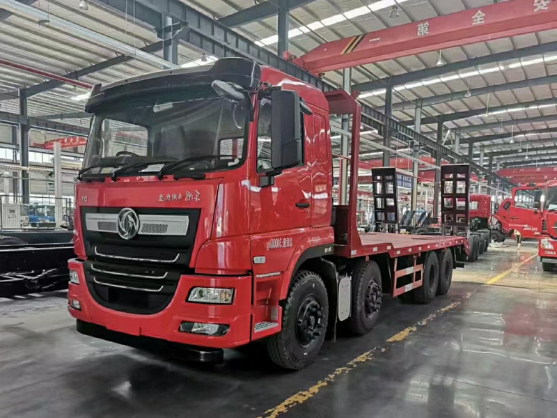 東風D7前四后八平板運輸車