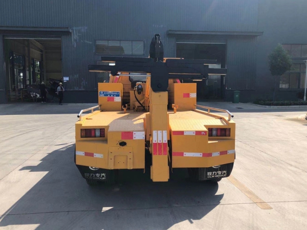 國六江鈴一拖一清障車拖吊聯體式