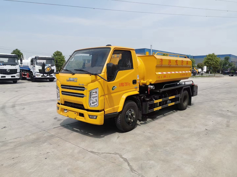 江鈴順達5方清洗吸污車，地下室專用