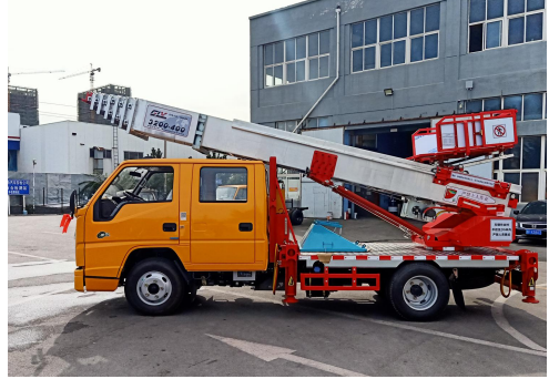 國六江鈴32米藍(lán)牌云梯車